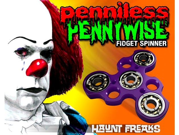 Penniless Pennywise Spinner by HauntFreaks