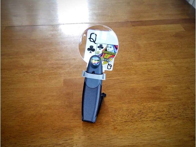 Magni-Card-A (Magnifying Glass Object Holder) by Bryson_Jack
