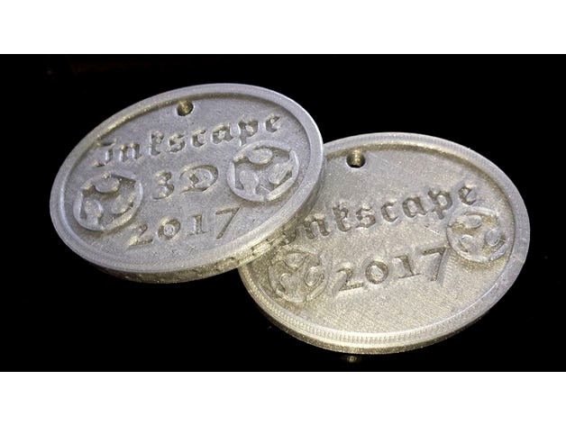 2.5D Inkscape 3D Badge by juewei