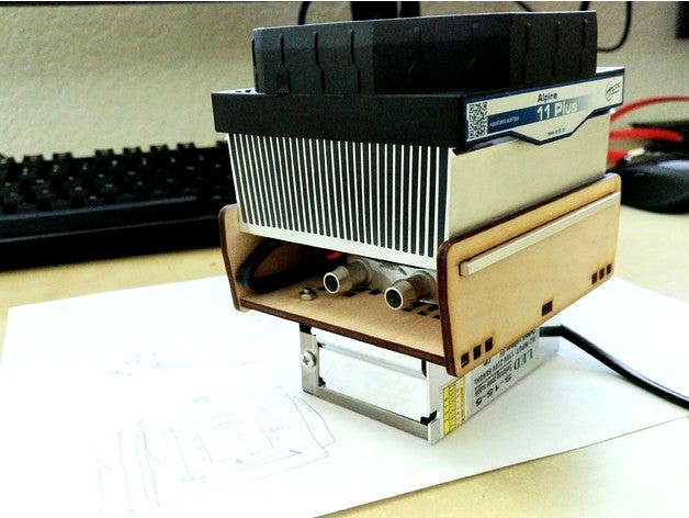 Peltier liquid radiator w/Alpine 11 Plus by jimreynold2nd