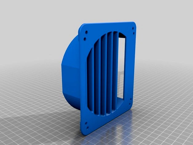 flash forge dreamer side fan housing by dylo
