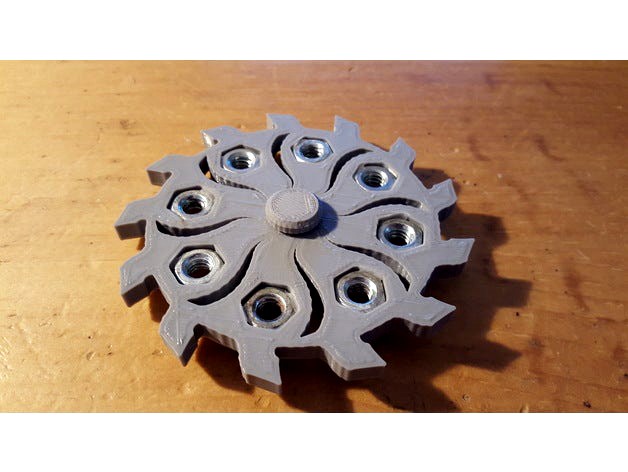 Spinner Fidget SAW BLADE (Large 86mm) by Pascal95