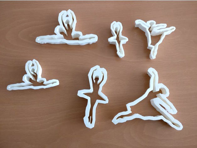 Ballerina Cookie shaper - Different shapes and sizes by j023