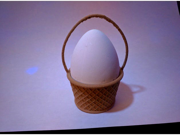 Easter Basket Egg Display by EG3Dprinting