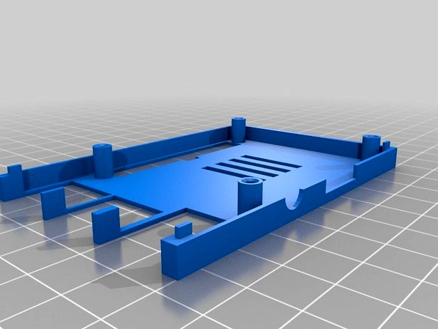 fischertechnik raspberry pi case top by harbaum