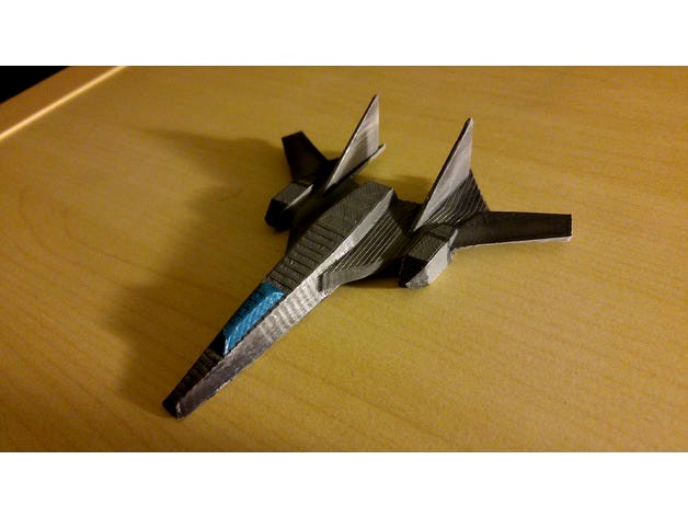 Sleipnir Space Fighter by chainedlupine