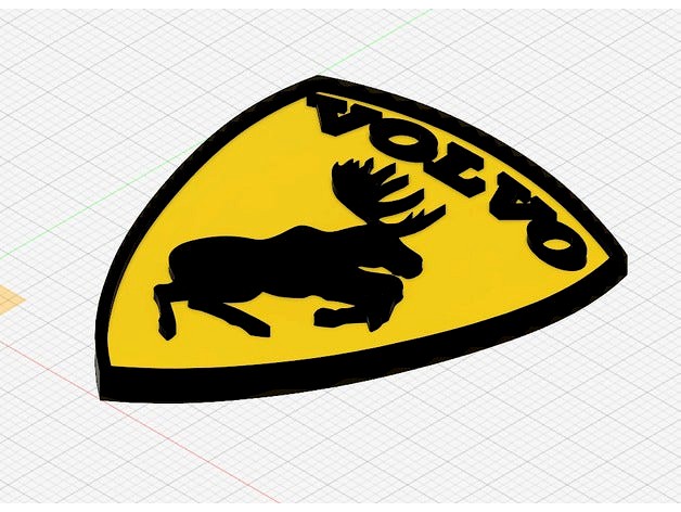 Volvo moose emblem by jolleos