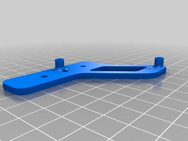 TRONXY p802e Bowden - Centering Plate - Part Cooling Fan by xstcaboose