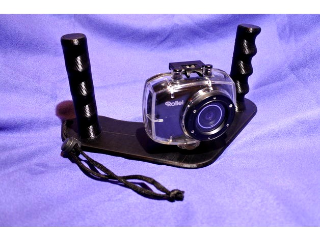 Rollei actioncam siple scuba mount by Solymi