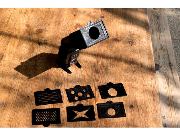 Flash snoot with several masks for Yongnuo YN-560 flashes by JoHerz