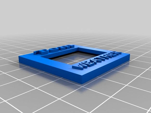 ESP8266 WEATHER OLED BOX by tomfeng