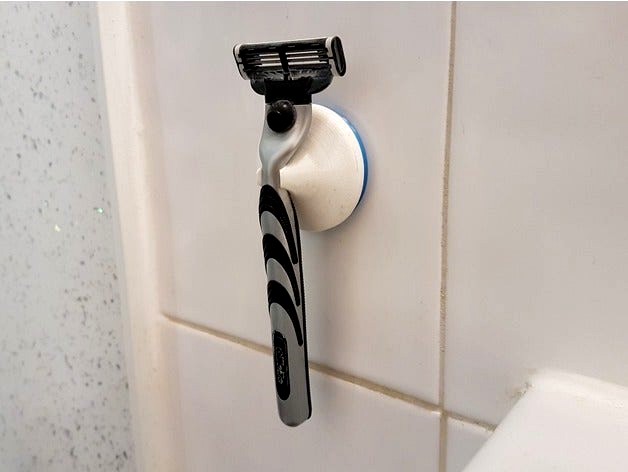 Gillette Mach 3 Razor Holder with Colour Ring by thankHUWverymuch