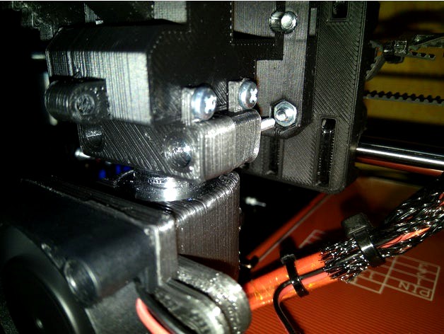 E3D V6 mount for Prusa I3 Rework by NeK6683