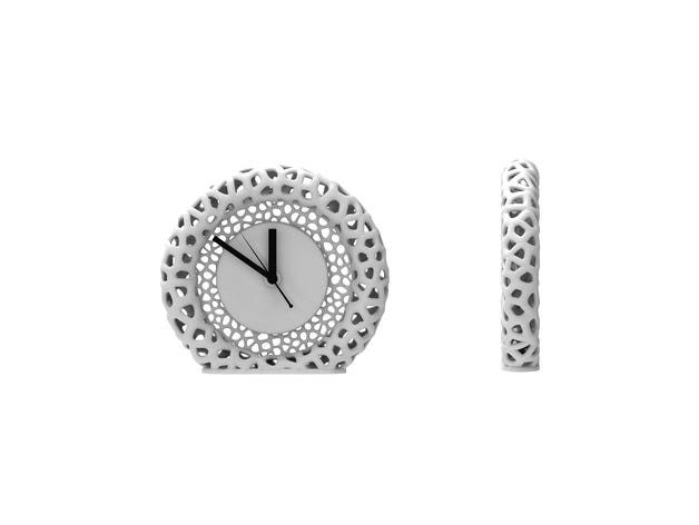 Reloj Voronoi by Amenix
