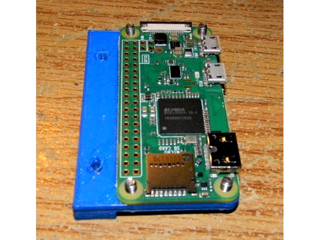 Flat Mount for Pi Zero by TacklessWookie