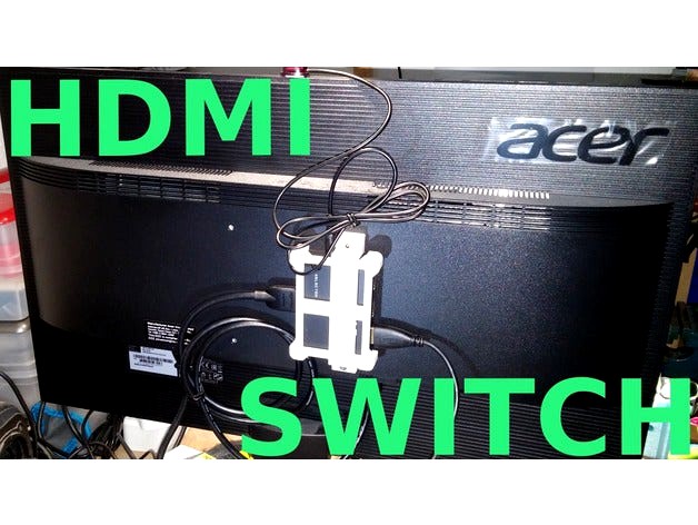 HDMI Switch 100x100xM4 VESA mount. by IeC