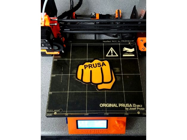Prusa Bro Fist by 3DMasterRace