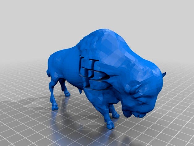 buffalo w/ UB logo by xHelloxKittyx