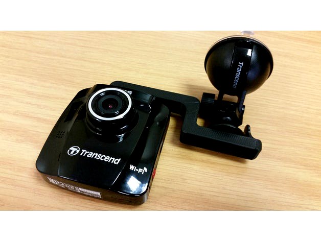 Transcend Drive Pro 220 Dashcam, adjustment mount by Dyason