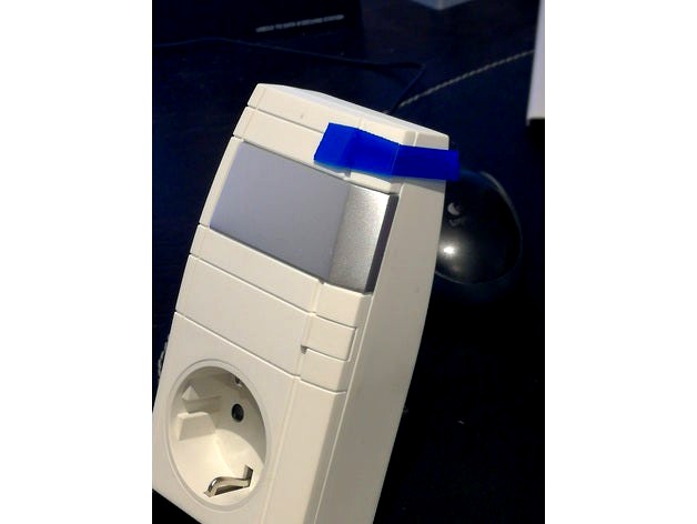 LED-Hider for Homematic HM-LC-Sw1-PI-2 by ResistantX