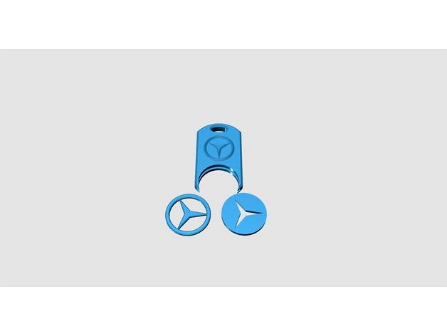 Mercedes-Benz Keychain with coin (token) by Flapex