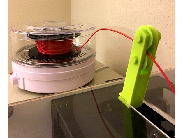 Filament Guide with Pulley Sheaves for 608 Bearings by ScottW1