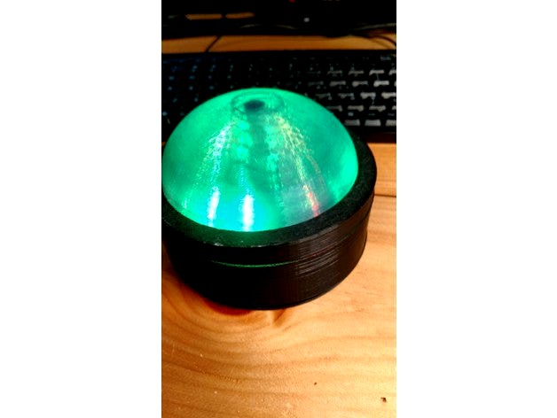 Raspberry Pi large button with leds by shanebou24