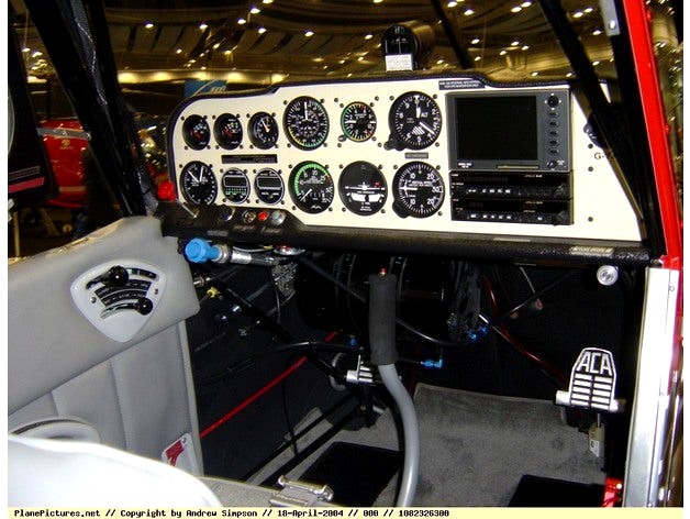 Super Decathlon Cockpit for the giant scale Hanger 9 Kit by kcmj