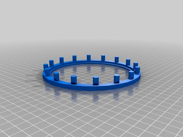 Circle with Pegs by neverbenbetter