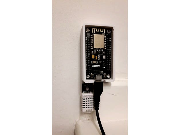 Sensor-Housing for LoLin NodeMCU V3(ESP8266) + DHT-11/22 by esra