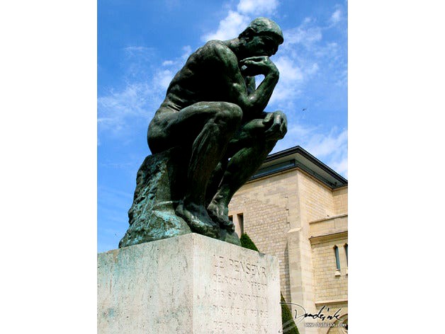 The Thinker at the Musée Rodin, France by stev0506