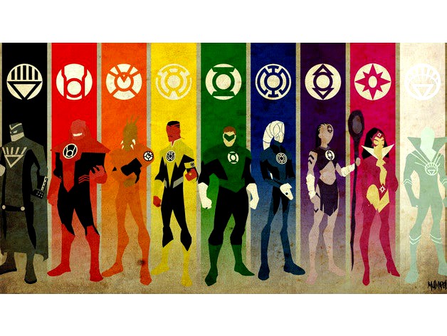 Lantern Corps ( ALL Corps LOGO's) by arifsethi