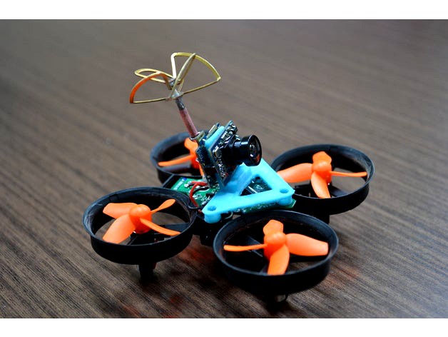 FuriBee F03 AIO Mini FPV câmera mount for Furibee F36, JJRC H36 or Eachine E010 Tiny Whoop mini drones by HeinoJaeger