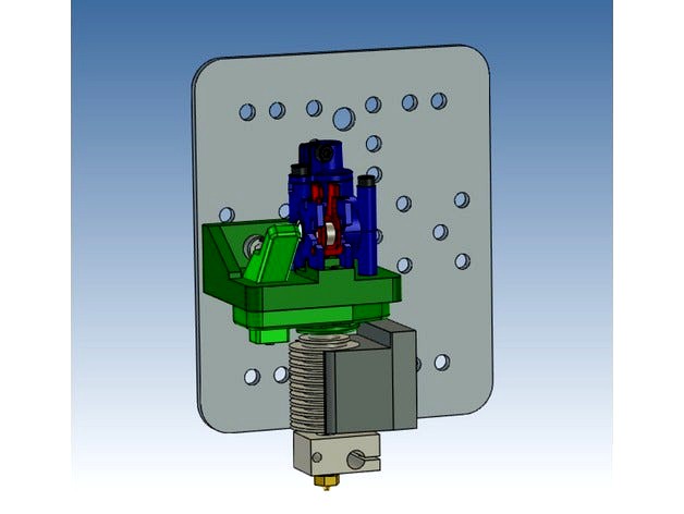 Nimble V1 Tevo Black Widow Quick Release clamp for E3D V6 by ZestyTech