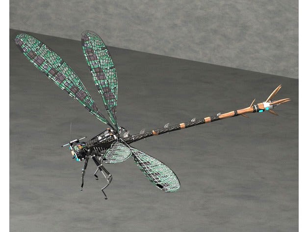 Damselfly robot by Dape