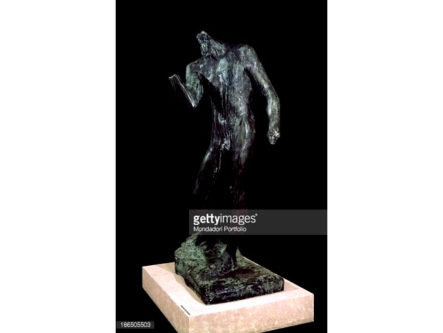 Broken Pierre de Wissant at the Rodin Museum, Paris, France by stev0506
