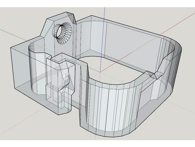 Mountable Wire Clip (based on julvr's) with SketchUp file by ACTPOHOM