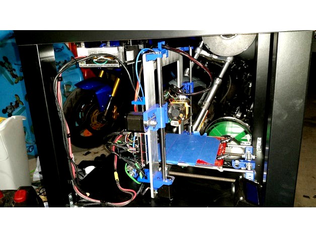 3D printer power supply hanging ENCLOSURE mounts by IconicJ