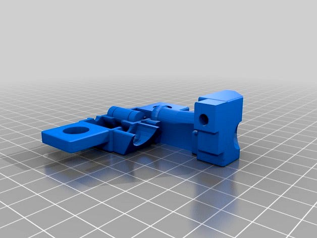 Filament Guide and Duster Proto for Alunar M508 by pirithiumx