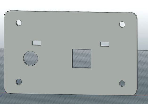 Anycubic Kossel Printer Part A14 (Board plate holder) by keepitlikeitwas