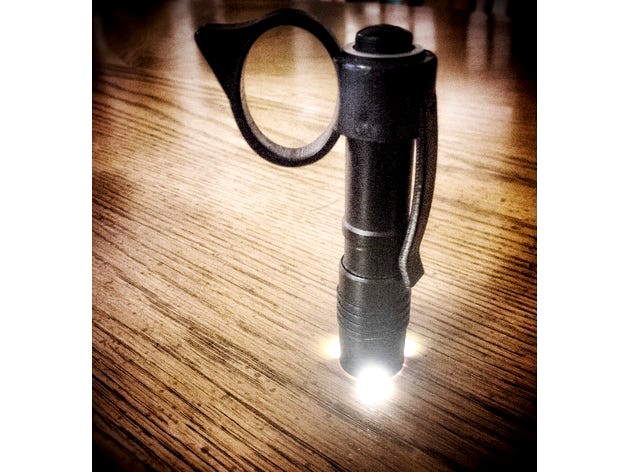 Combat Ring for Streamlight Protac 1L-1AA  by Bksba
