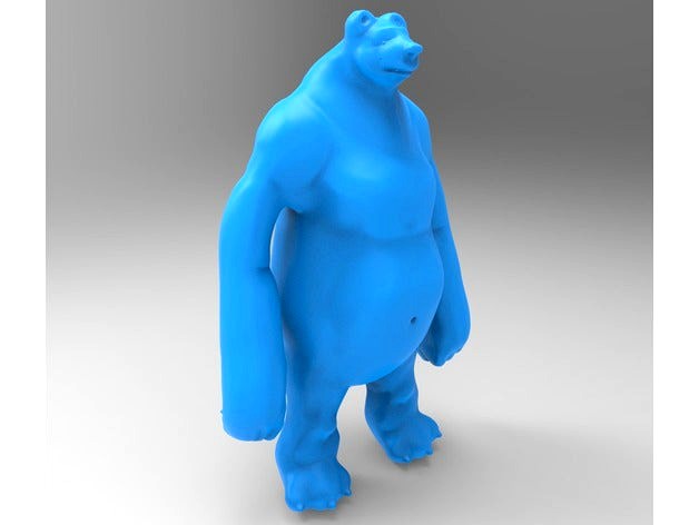 Bear (inspired by Baloo the Bear) by sciamop