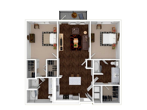 3D floorplan by AdithyaIyer