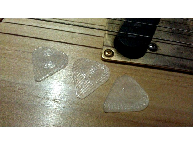 Scalable Guitar Pick by FredGenius