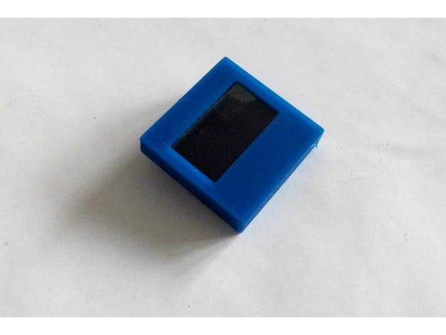 0.96" 128x64 OLED Snapfit case by TAz00