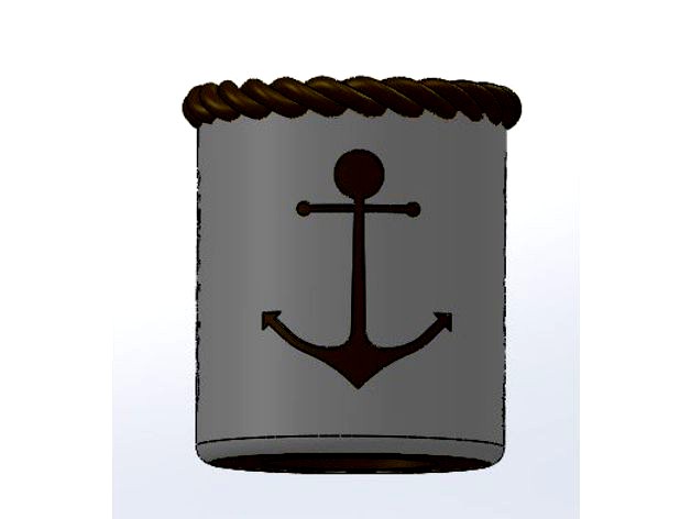 Anchor Koozie by stratauser