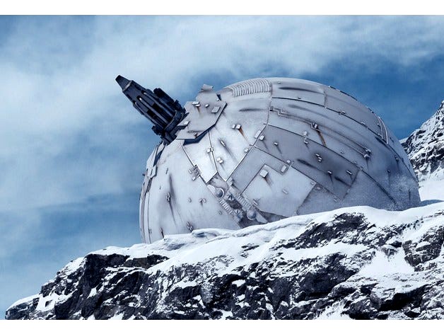 Basic v-150 Planet Defender ION canon (X-wing) Ver 0.3 by shotbyscott