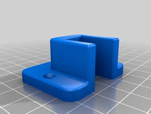 Geeetech i3x pro B acrylic desk mount by shooter40000