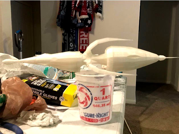 Freelancer Nomad Battleship Printable sections by HotSliceOfJesus