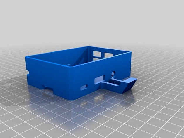 Raspberry Pi3 LCD 3,5" For prusa steel by lamasvidal
